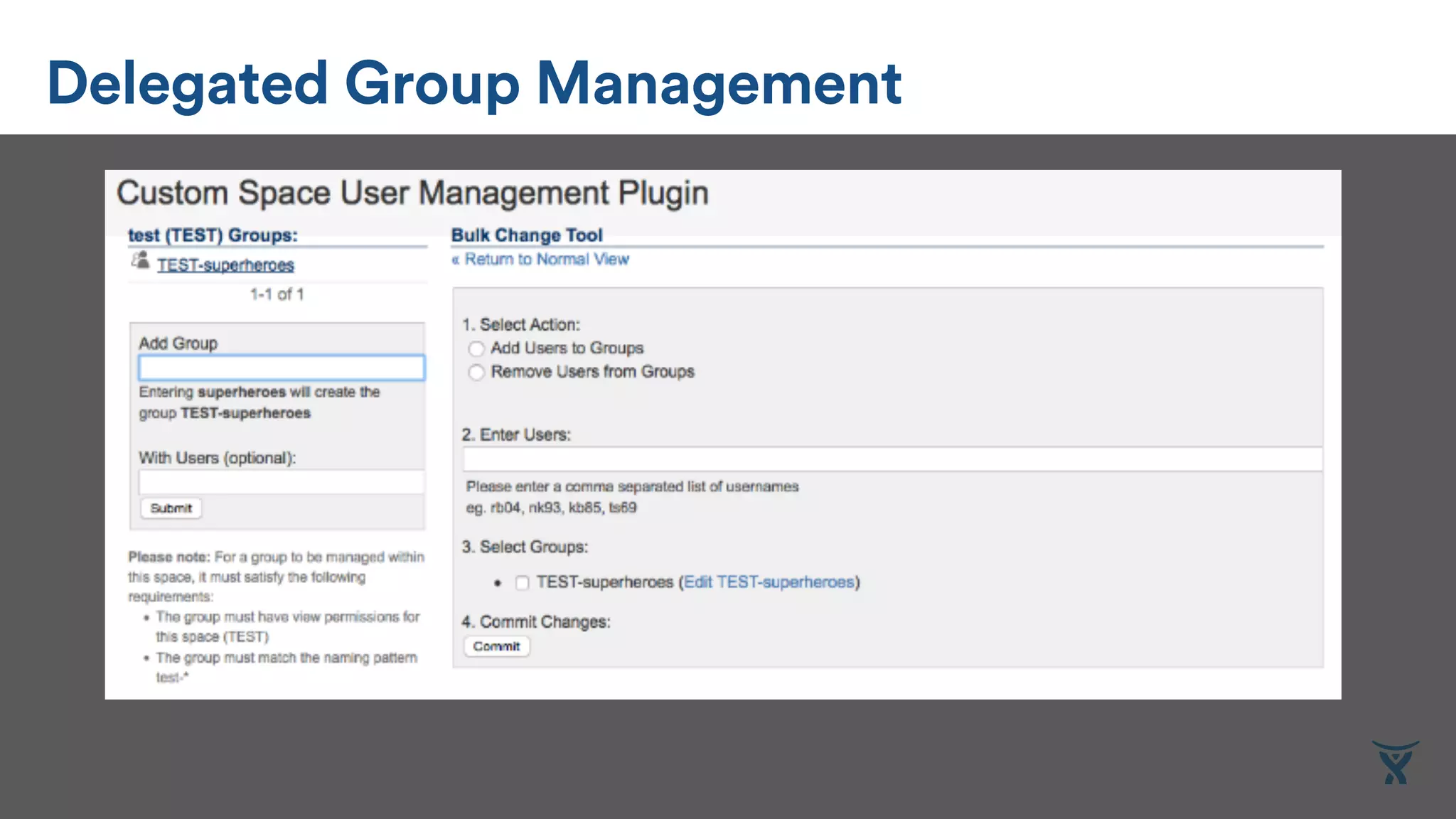 Delegated Group Management