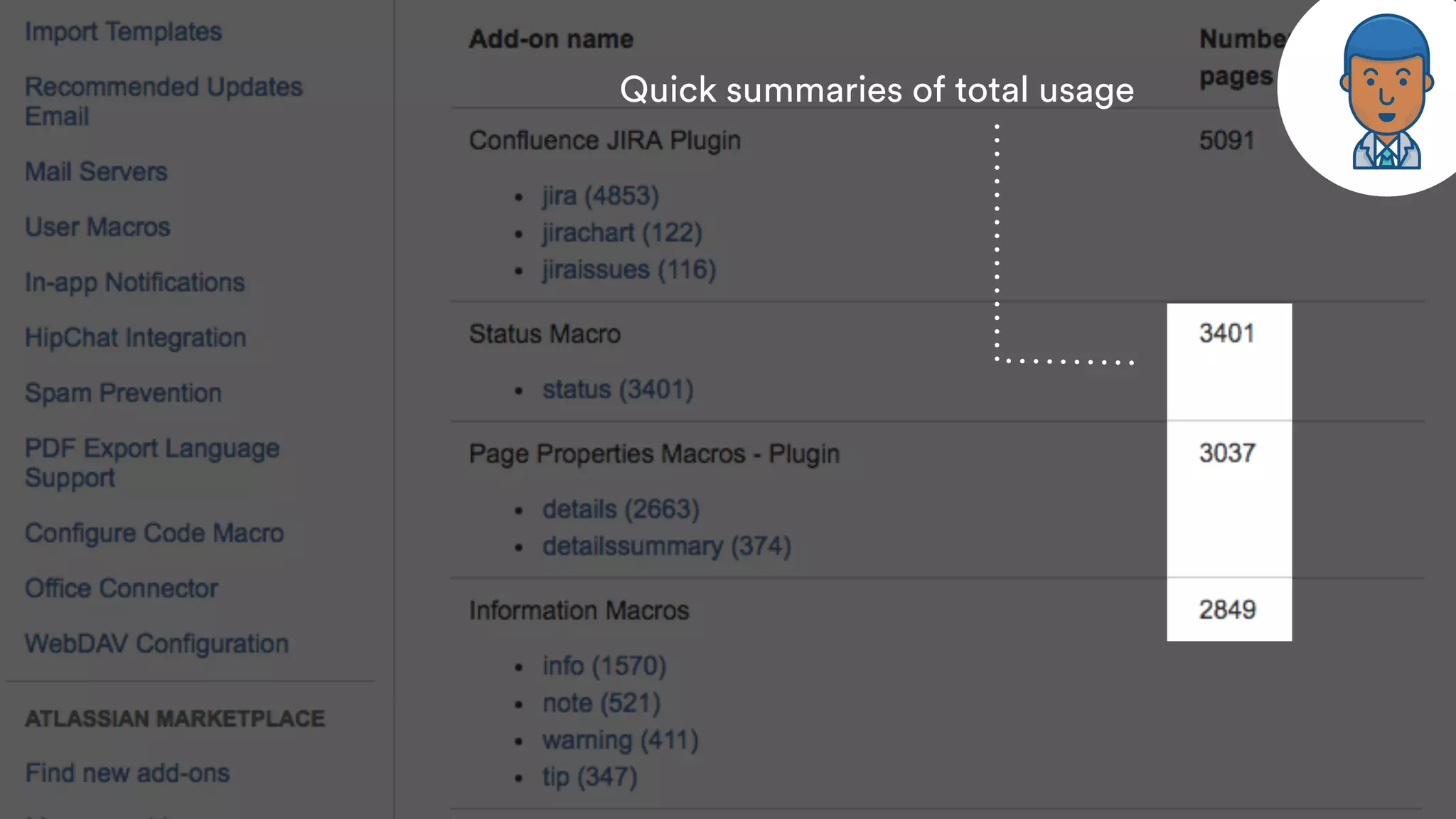 Just text by itself,
for impact.
 