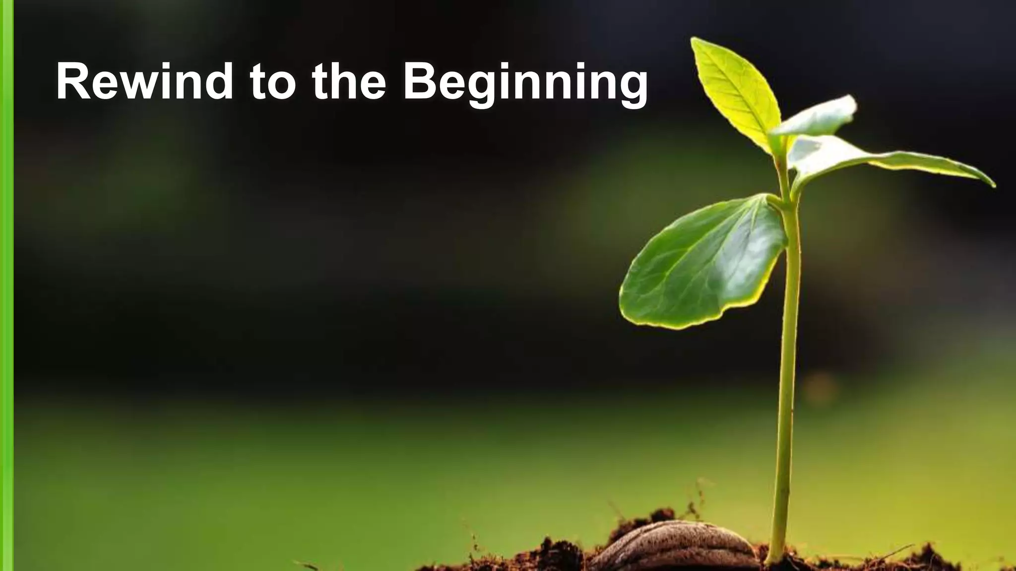 Rewind to the Beginning
 