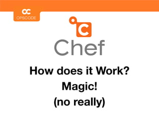 How does it Work?
     Magic!
   (no really)
 