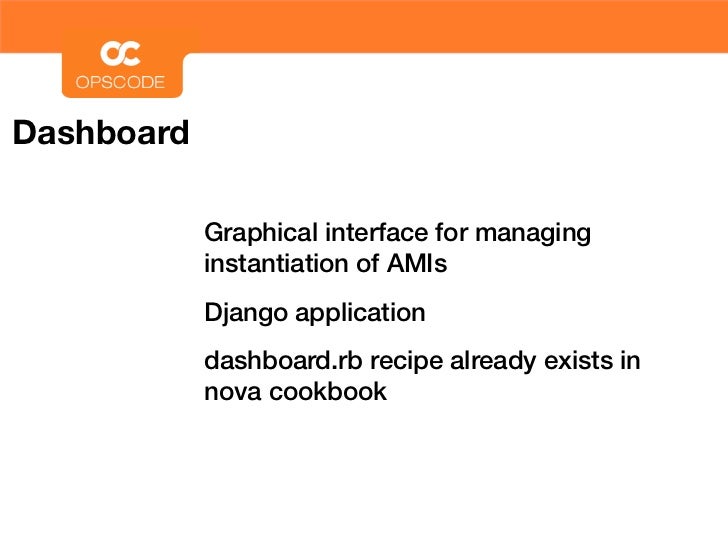 SCALE 2011 Deploying OpenStack with Chef