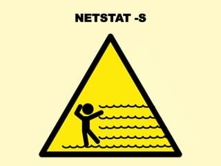 netstat -s
$ netstat -s
Ip:
7962754 total packets received
8 with invalid addresses
0 forwarded
0 incoming packets discard...