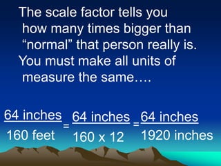 Scale and scale factor | PPTX