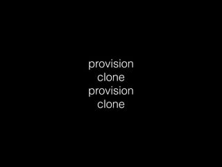provision
clone
provision
clone
 
