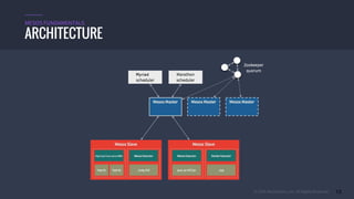 © 2015 Mesosphere, Inc. All Rights Reserved. 13
ARCHITECTURE
MESOS FUNDAMENTALS
 