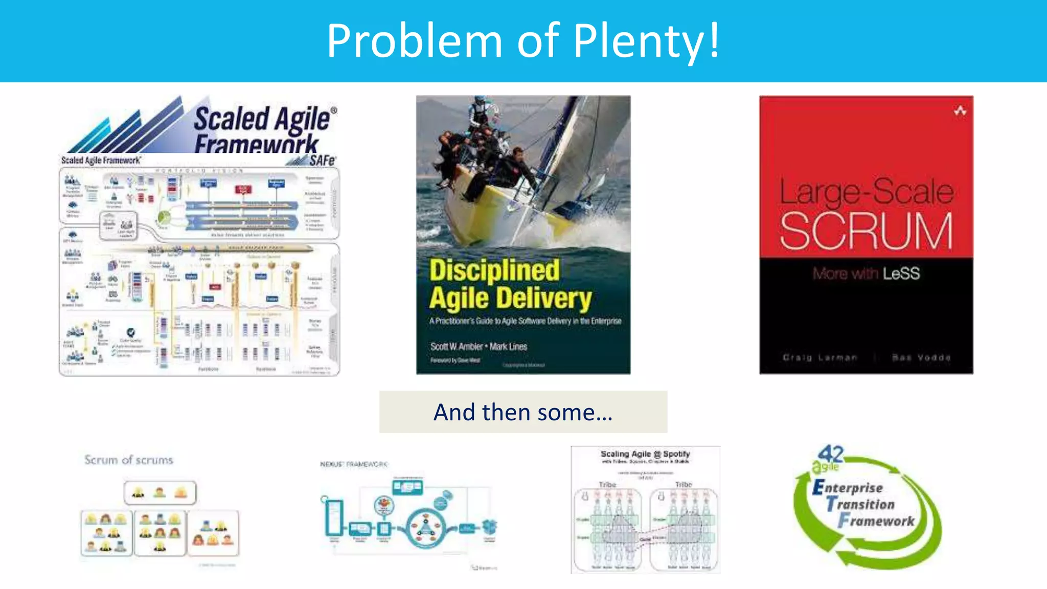 Problem of Plenty!
And then some…
 