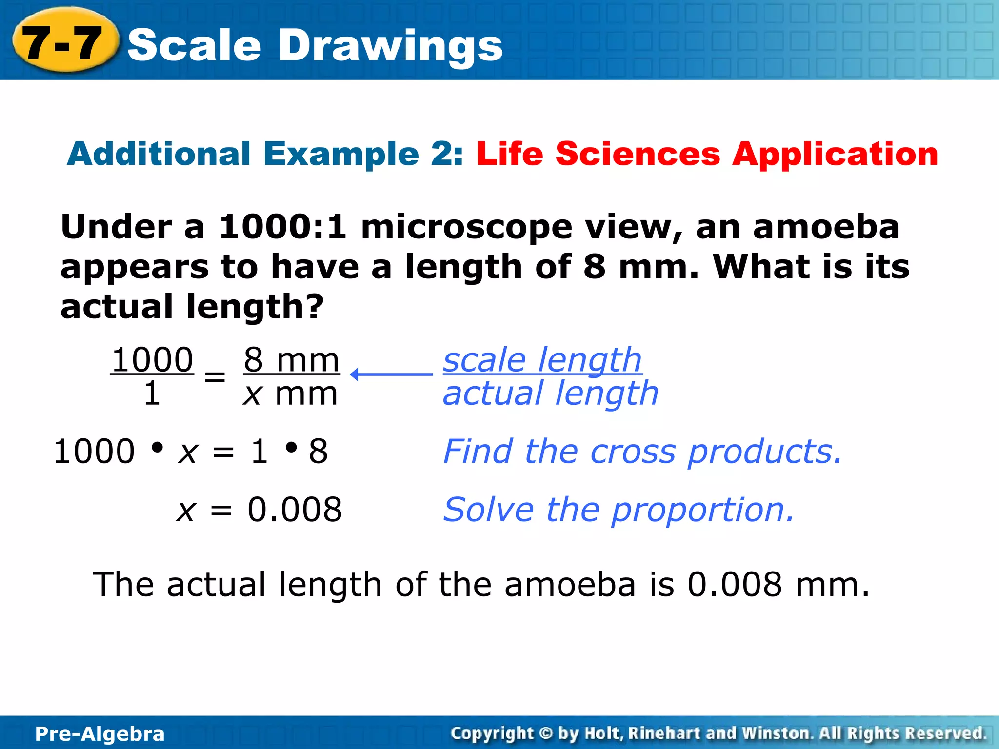 Scale drawing ppt | PPT