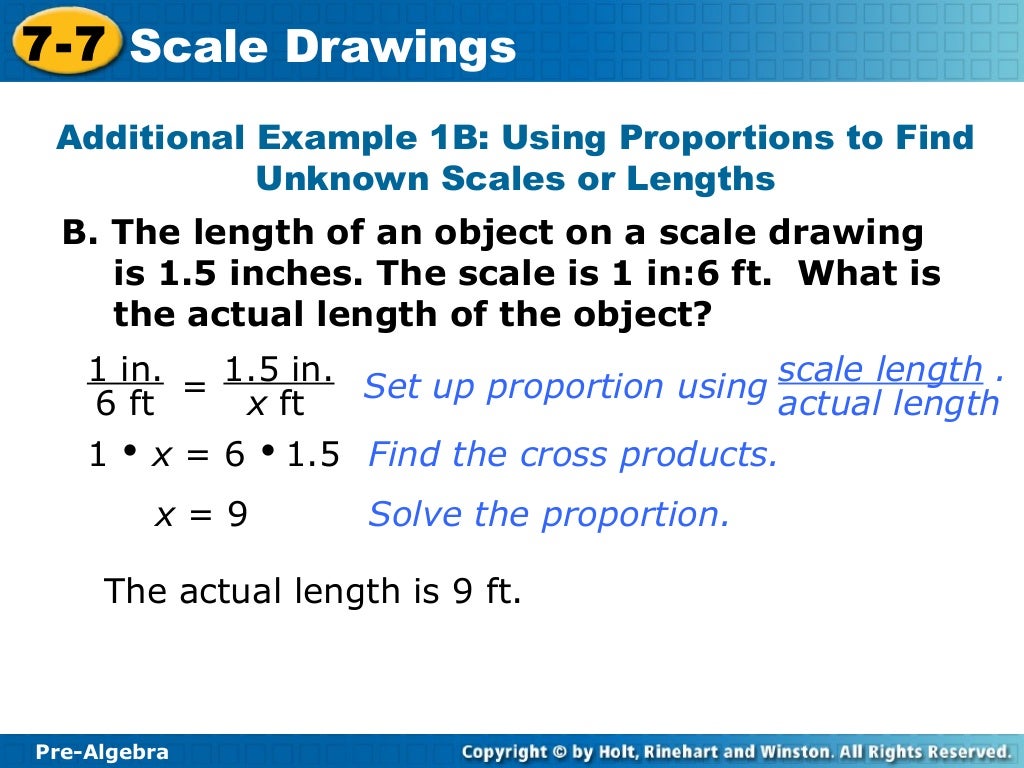 Scale drawing ppt