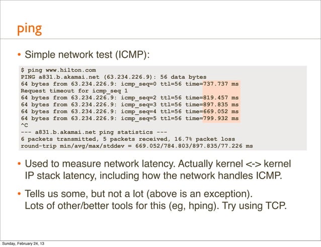 Linux Performance Analysis and Tools | PPT