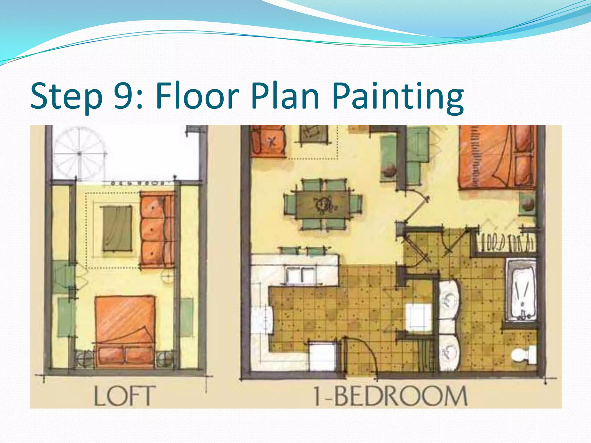 Step 9: Floor Plan Painting