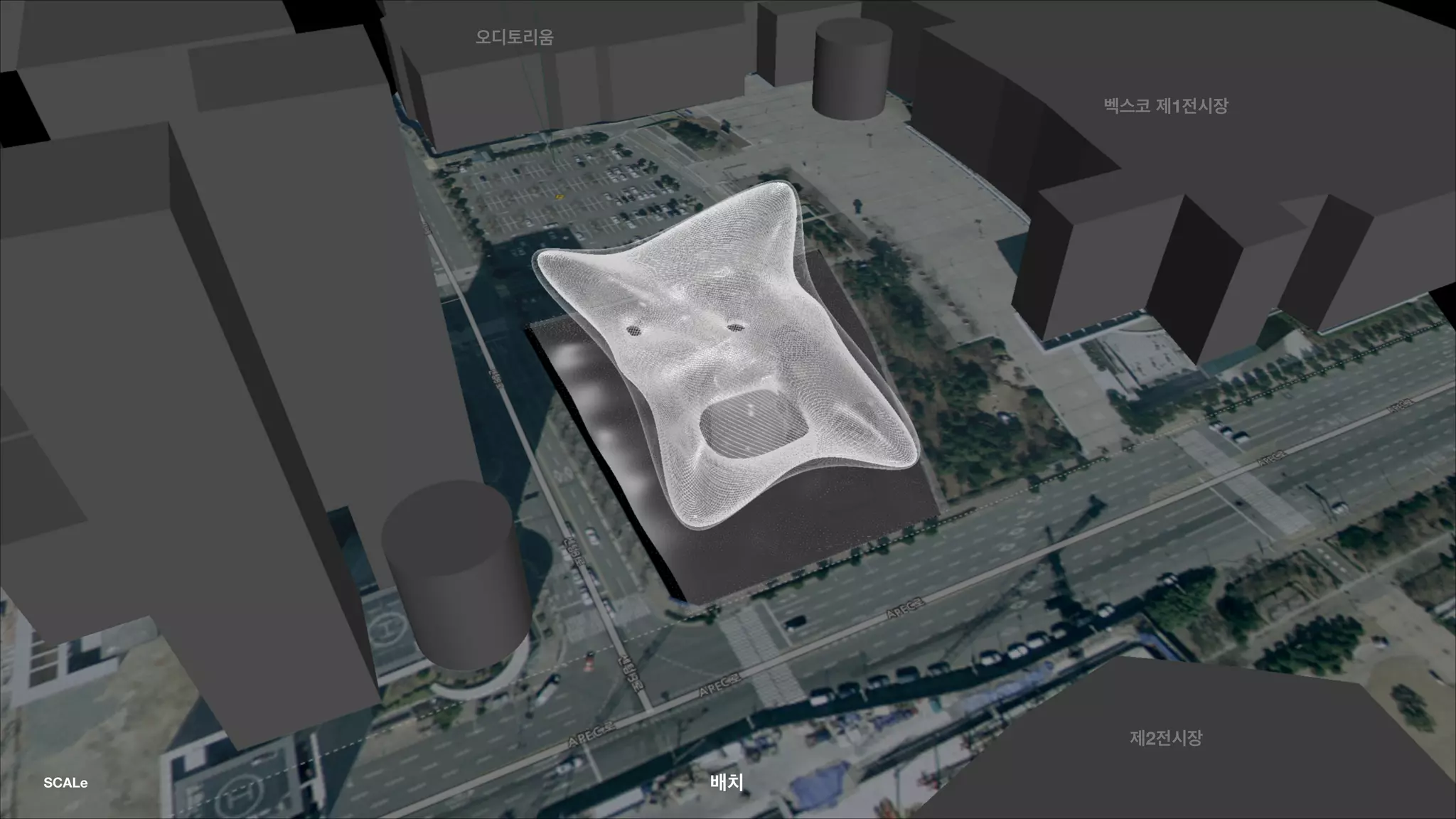 배치
벡스코 제1전시장
오디토리움
제2전시장
SCALe
 