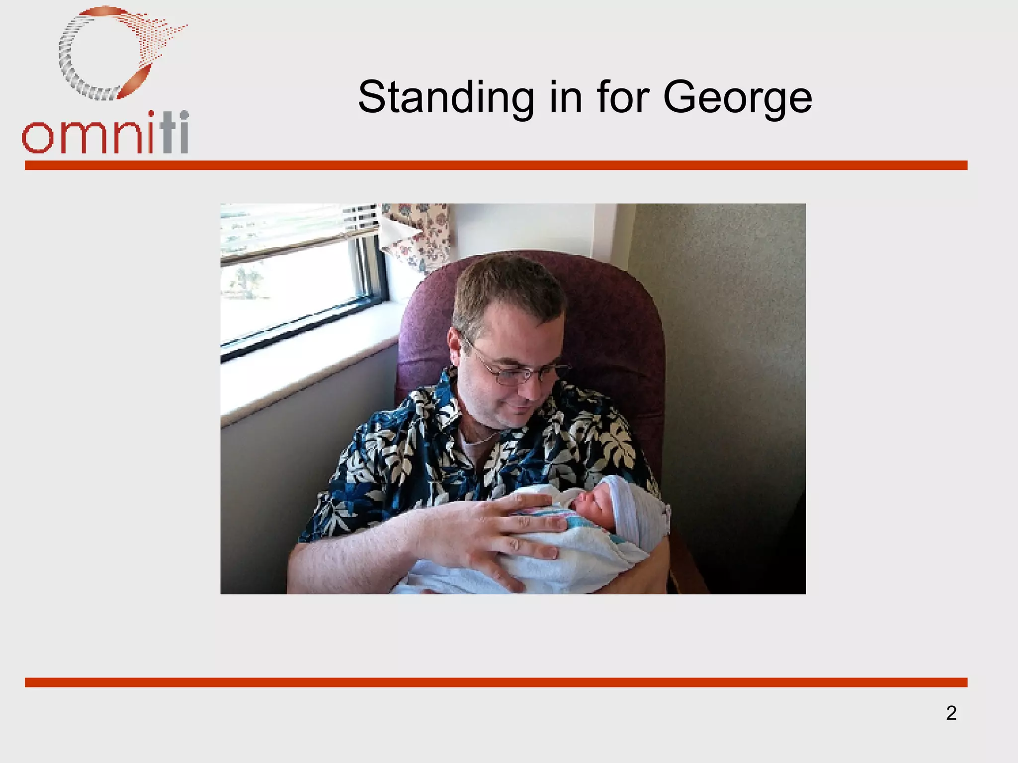 Standing in for George 