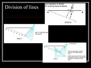 Division of lines
 