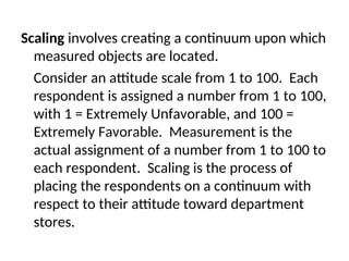 Scales and Measurement and surrounding etc | PPT