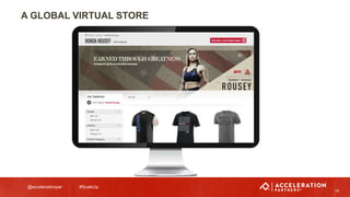 @accelerationpar #ScaleUp
18
A GLOBAL VIRTUAL STORE
 