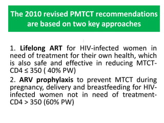 Scale up of Prevention of Mother to Child HIV Transmission Programme in ...