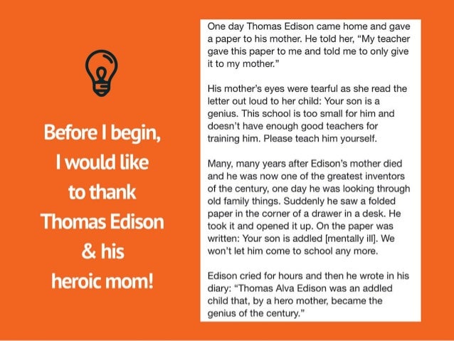 scale up your social impact via social media edison letter mother