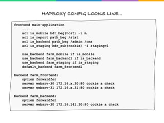 OPS / Service discovery
(cont.)
 