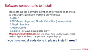 © 2015 MapR Technologies 7
Why do we need NoSQL / HBase?
Relational Model
• Pros
– Standard persistence model
– Transactions handle
• concurrency , consistency
– efficient and robust structure for storing
data
 