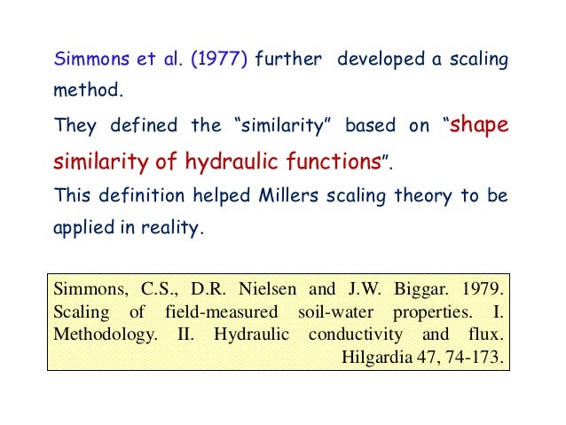Scaling Methods in Soil Physics