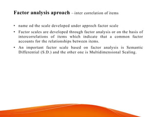 Scaling in research methodology