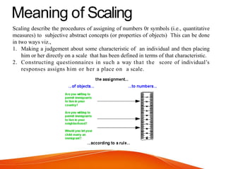Scaling in research methodology | PPT | Free download