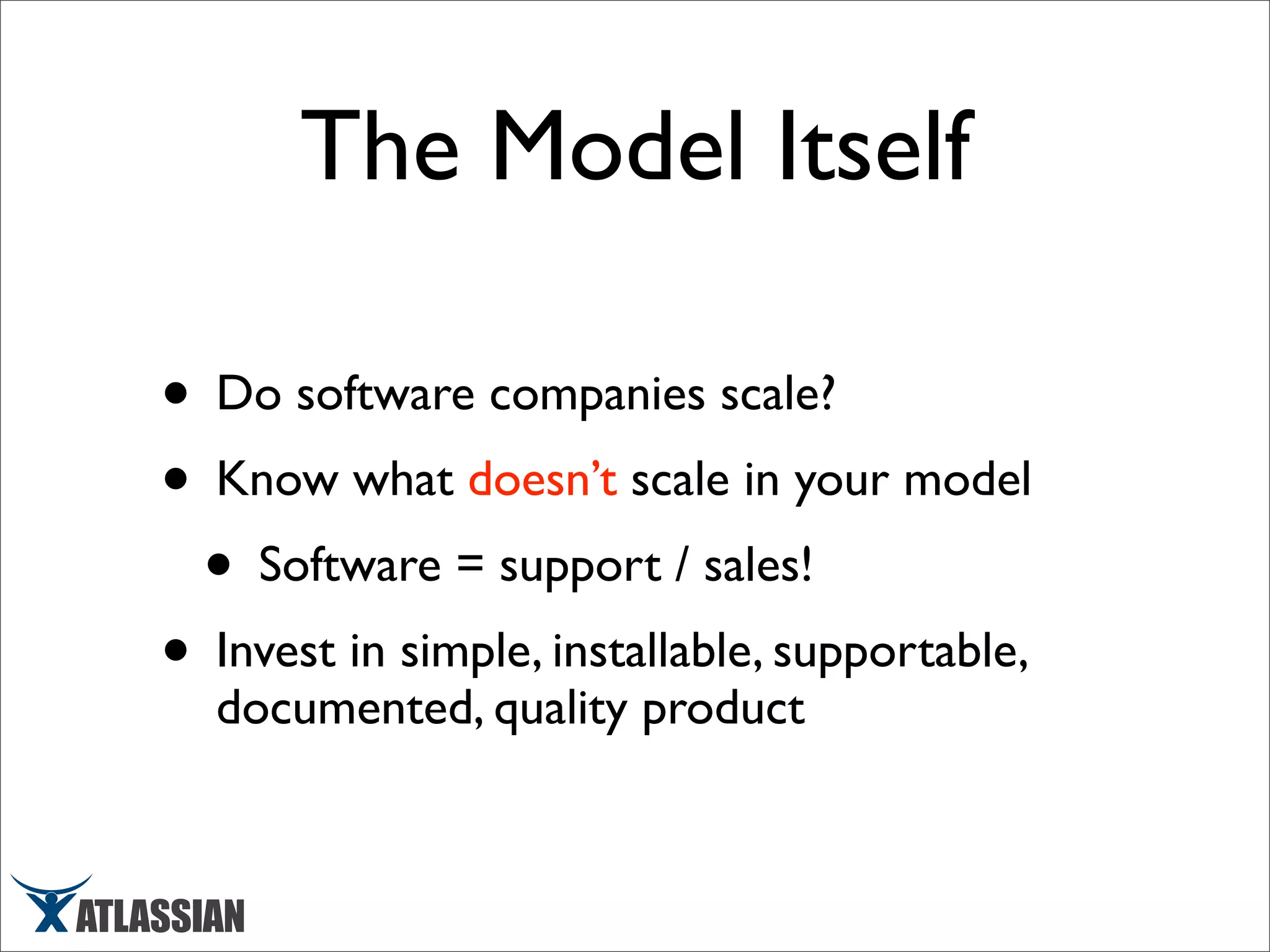 Scaling Atlassian - March 2008