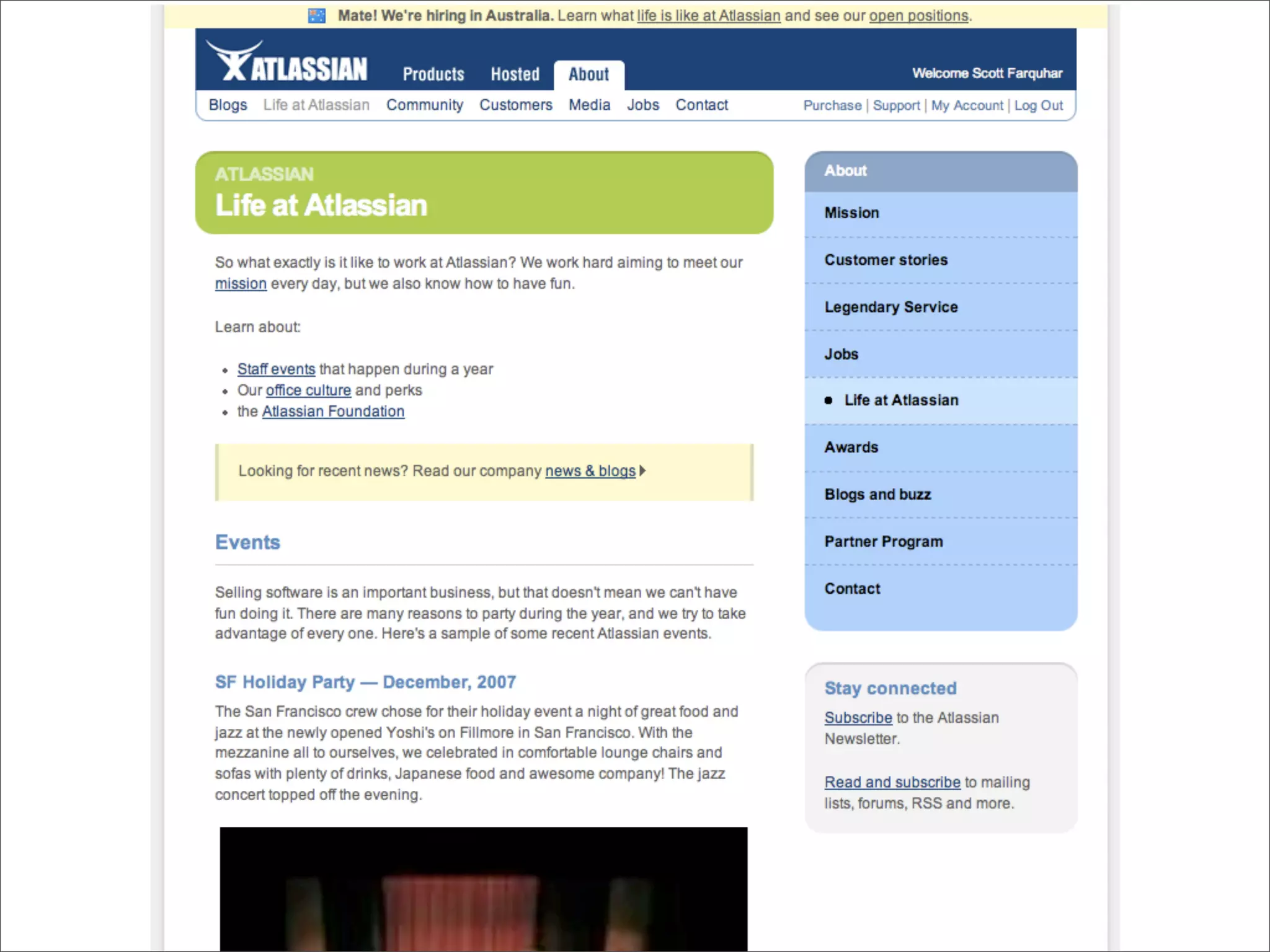 Scaling Atlassian - March 2008