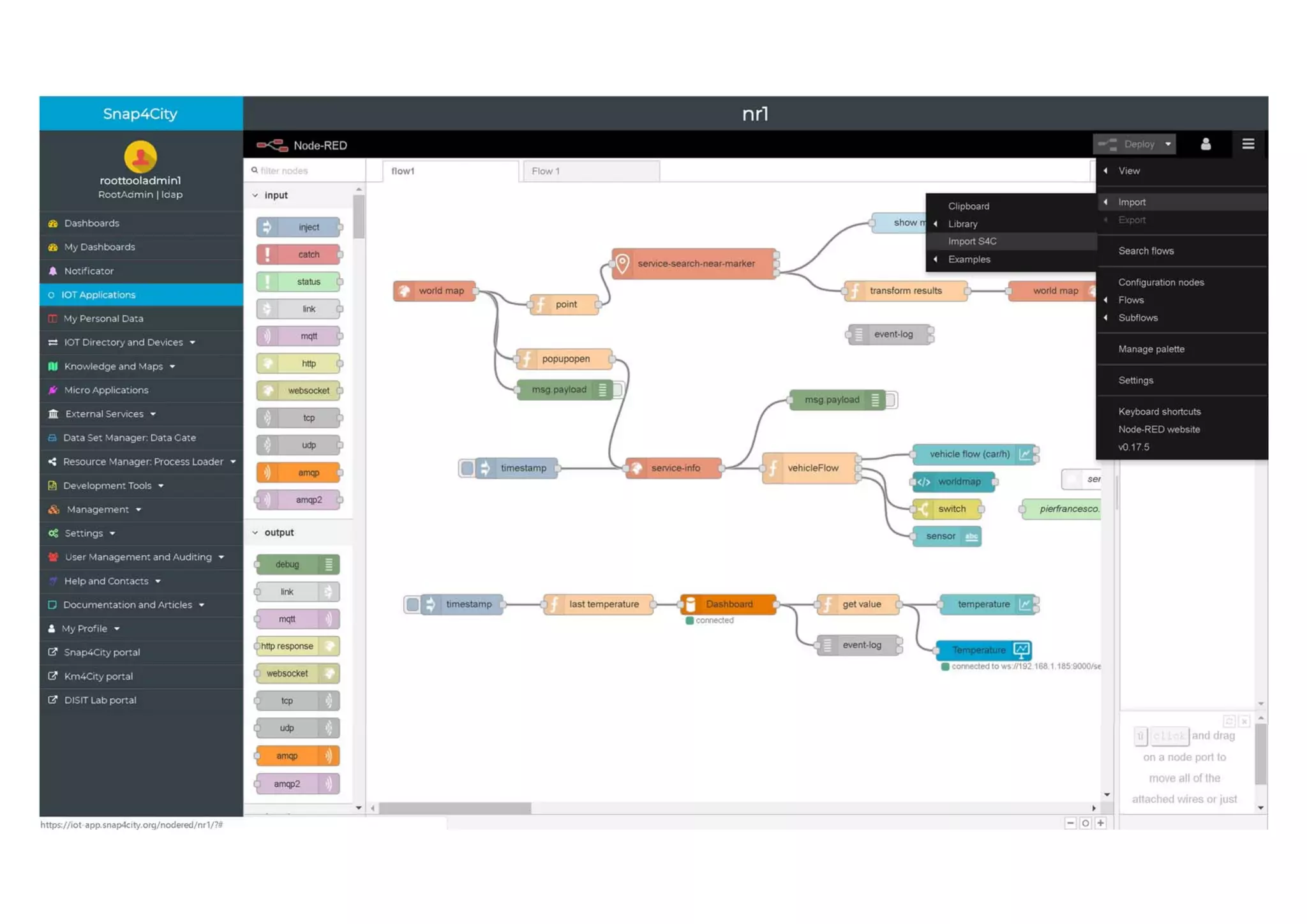 Snap4City scalability, i‐Cities 2018, DISIT lab (C) 13
 