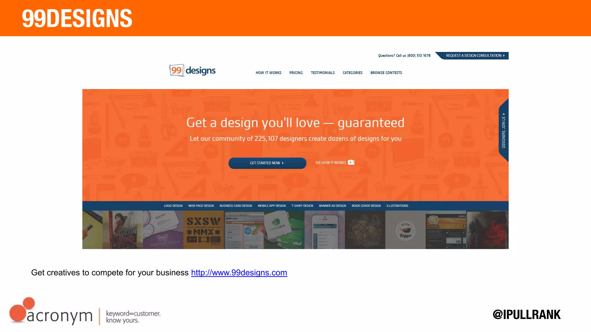 Get creatives to compete for your business http://www.99designs.com
 