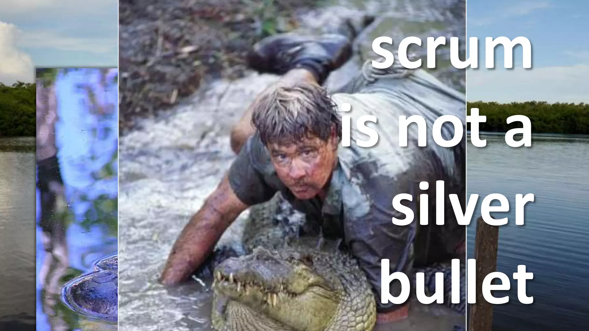 scrum
is not a
   silver
  bullet
 