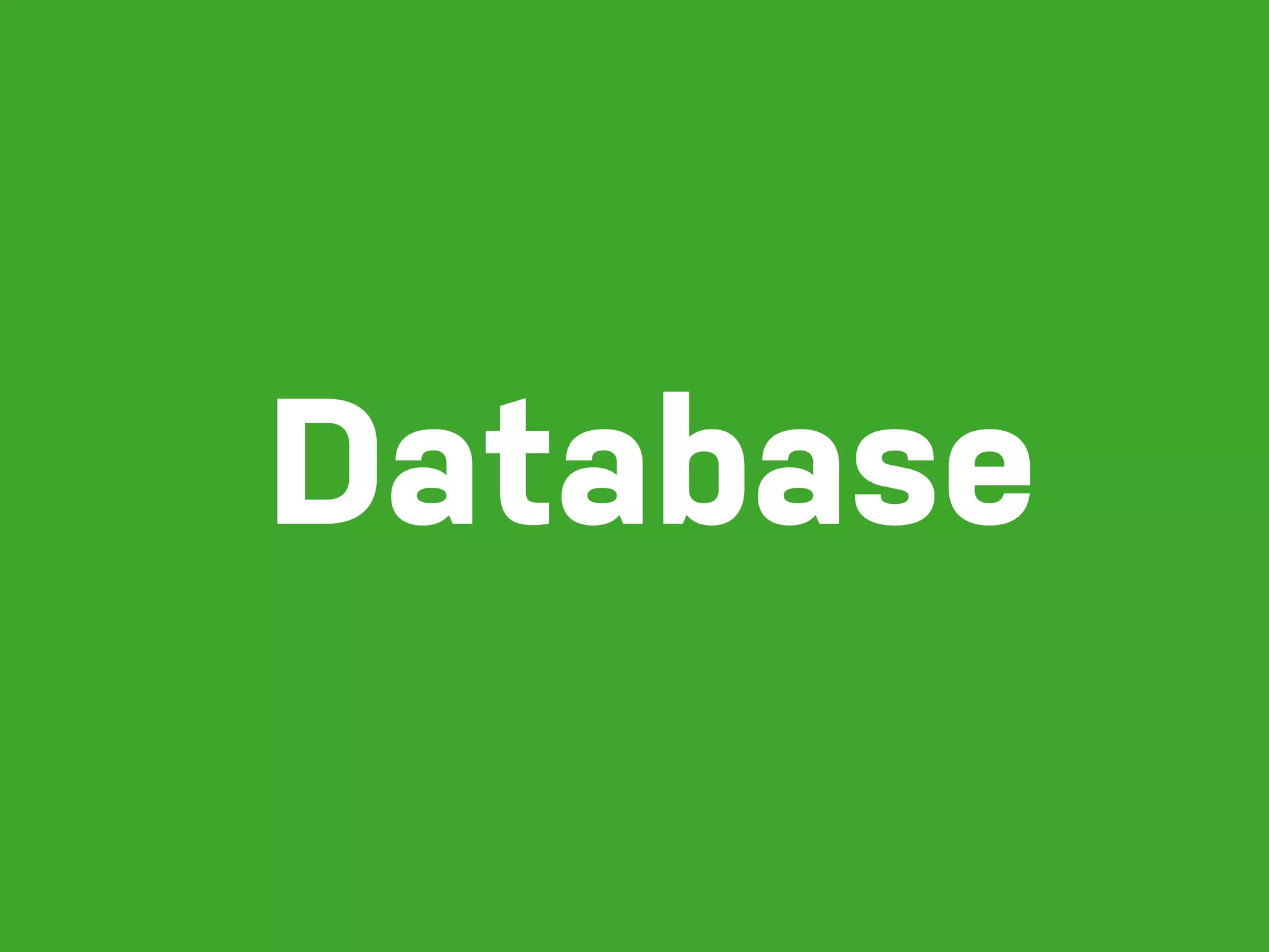 Database 