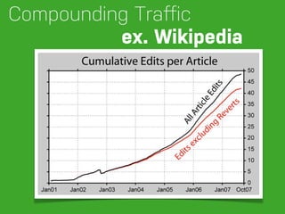 Compounding Traﬀic
          ex. Wikipedia
 