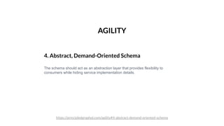 4. Abstract, Demand-Oriented Schema
The schema should act as an abstraction layer that provides flexibility to
consumers w...