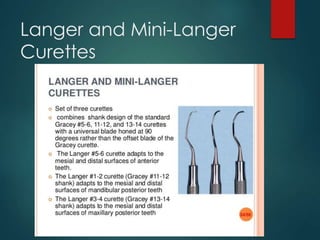 Langer and Mini-Langer
Curettes
 