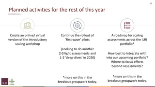 Scaling better, together