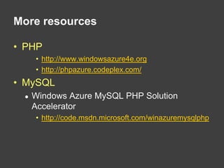 Windows Azure Drive with Hot Spare<br />VIP<br />Load Balancer<br />MySQL<br />MySQL<br />