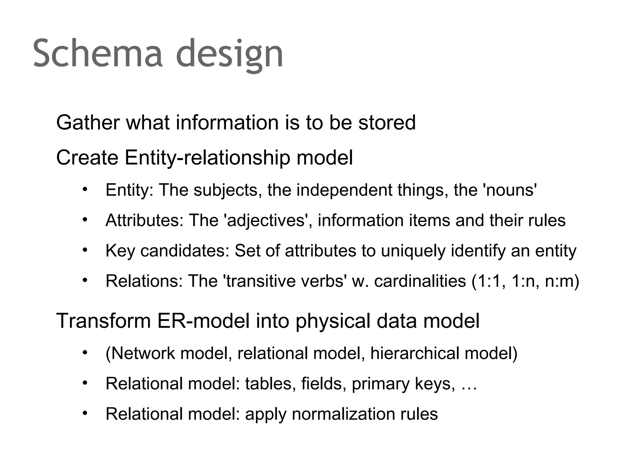 The speaker says...
There can be scalar and non-scalar data types. A scalar (or
base) type holds a single data item only. A string or an
integer is a scalar type. Whereas a class can be classified
as a non-scalar type.
There's a set of basic operators to work the different data
types. Sometimes, non-scalar types have constructors that
can be used to initialize the members of the type.
Some database systems allow us to define data structures.
A data structure is a particular way of storing and organizing
data efficiently. For example, an object can be considered a
data structure with operators (as opposed to a plain-old data
structure without.)

 