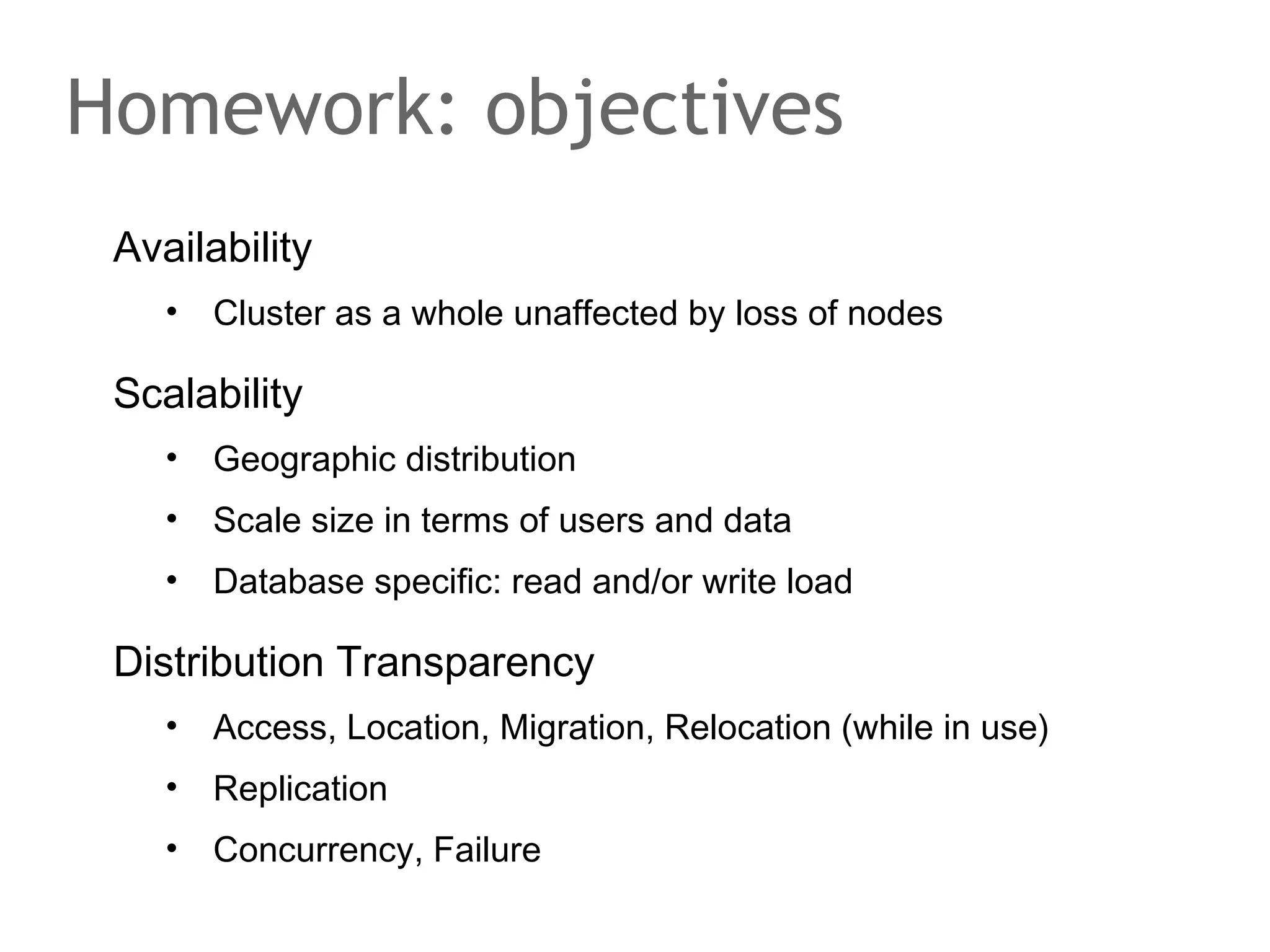 Queries, very briefly
Relational algebra
•

Selection, projection, rename

•

Join, division, aggregation

•

Insert, Delete, Replace

SQL
•

Query language for the relational algebra

•

Standardized – compare to the 60th situation, no nitpicking...

•

Declarative: Say what not how

 