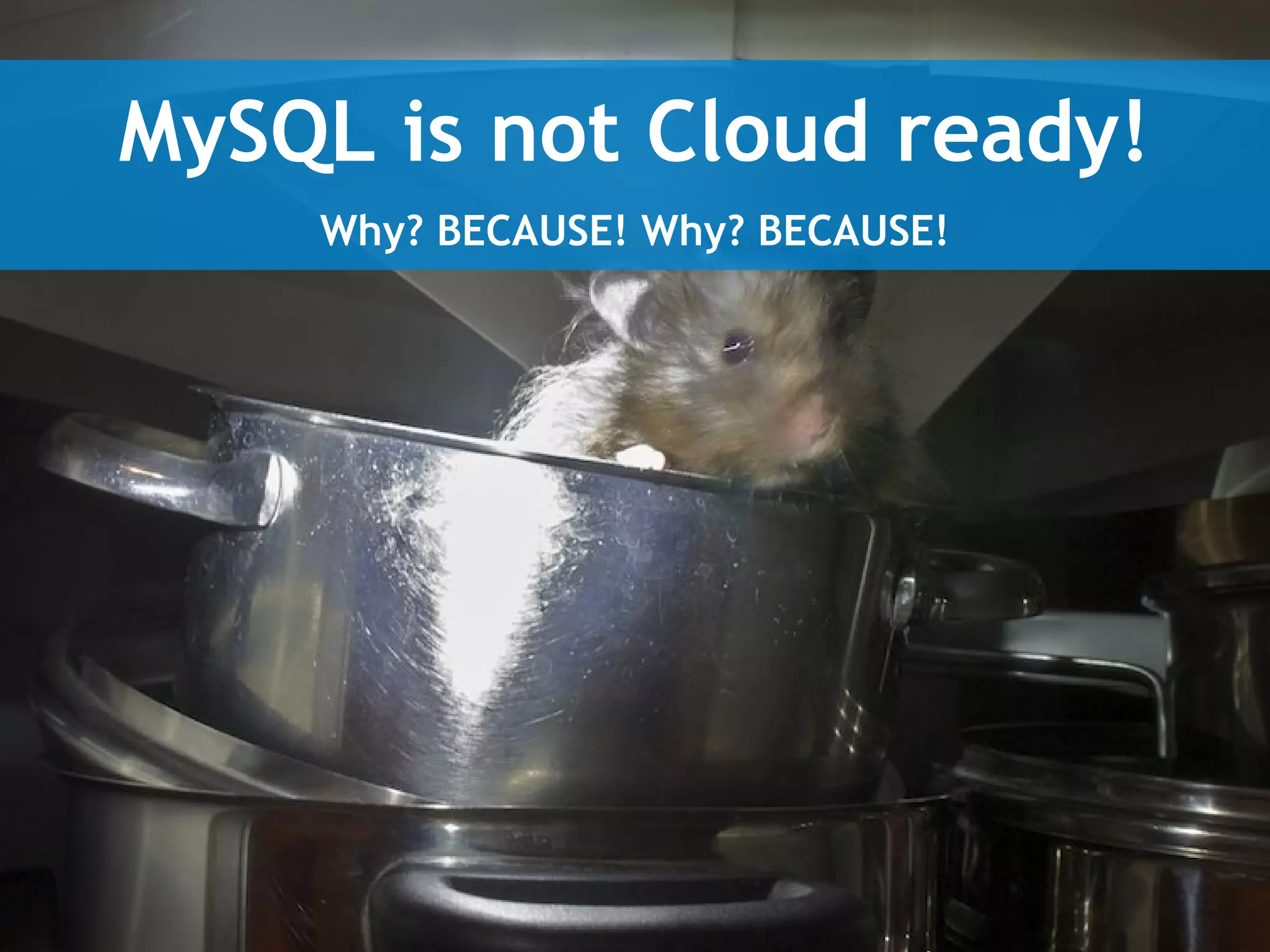 The speaker says...
ANSI/ISO SQL defines multiple isolation levels which control
the degree of transaction concurrency. The lower the
isolation level, the less work there is to be done by the
concurrency control mechanism. Not only that, the lower the
isolation level, the more concurrent accesses are allowed on
one data item. Note, if you configure a low level, which is a
bit faster, you can get read phantoms. One of them is shown
on the slide. Imagine one transaction reads a range of
values, say all kids older than 10. Another transaction inserts
a new kid of age 11. The first transaction reads again a list
of all kids older than 10. The list now includes the new 11
years old kid. This is called a phantom read.
You don't want ACID? MyISAM is still around but...

 