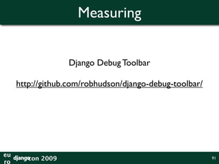 Scaling Django