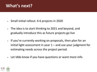 Scaling better, together: An outline of ILRI’s approach to scaling
