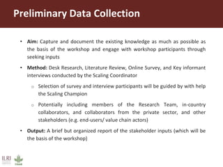 Scaling better, together: An outline of ILRI’s approach to scaling