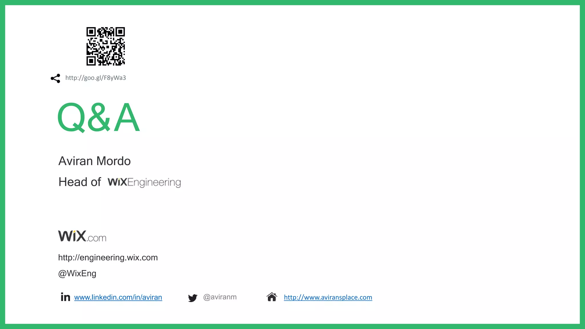 Read some more:
http://goo.gl/c3WLsz - Building engineering culture http://goo.gl/fGUSZe - Building a Guild
What happens if we invest in
developing our people and they leave
us?
“
CFO asks CEO:
CEO:
“What happened if we don’t and they
stay? “
“
@aviranm
 