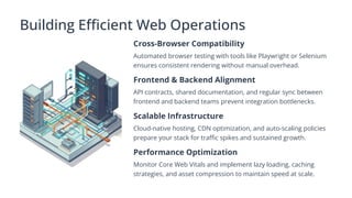 Web Operation Scaling Engineering Operations for iOS and Web Development Teamsios ...