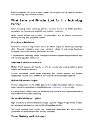Scaling Fintech in the Middle East (Guide) | PDF