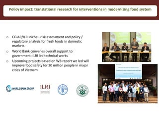 Scaling food safety innovations in traditional markets