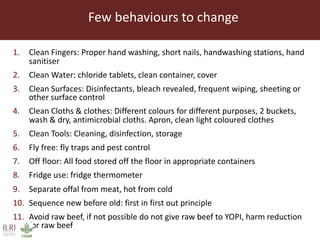 Scaling food safety innovations in traditional markets