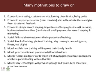 Scaling food safety innovations in traditional markets