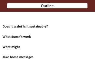 Scaling food safety innovations in traditional markets